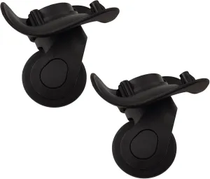 1 Pair Luggage Suitcase Wheel, A08 Trunk Luggage Wheel Spare Part (W041-2 Small) Plastic 360 Swivel Universal Wheel Replacement Luggage Wheel for suitcases/Draw Bar Box