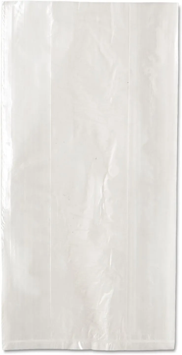 1000 Count LDPE Clear Poly Bags - Food Storage, Food Prep Bags 6"x3"x15"