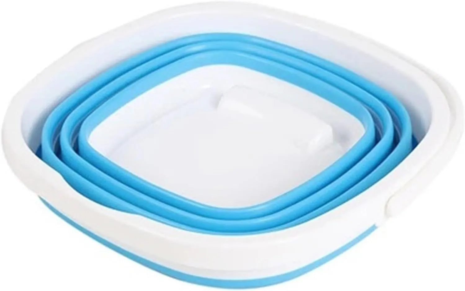 10L Silicone Bucket for Fishing Folding Collapsible Bucket Car Wash Outdoor Fishing Square Barrel Bathroom Kitchen Camp Bucket(Gray)