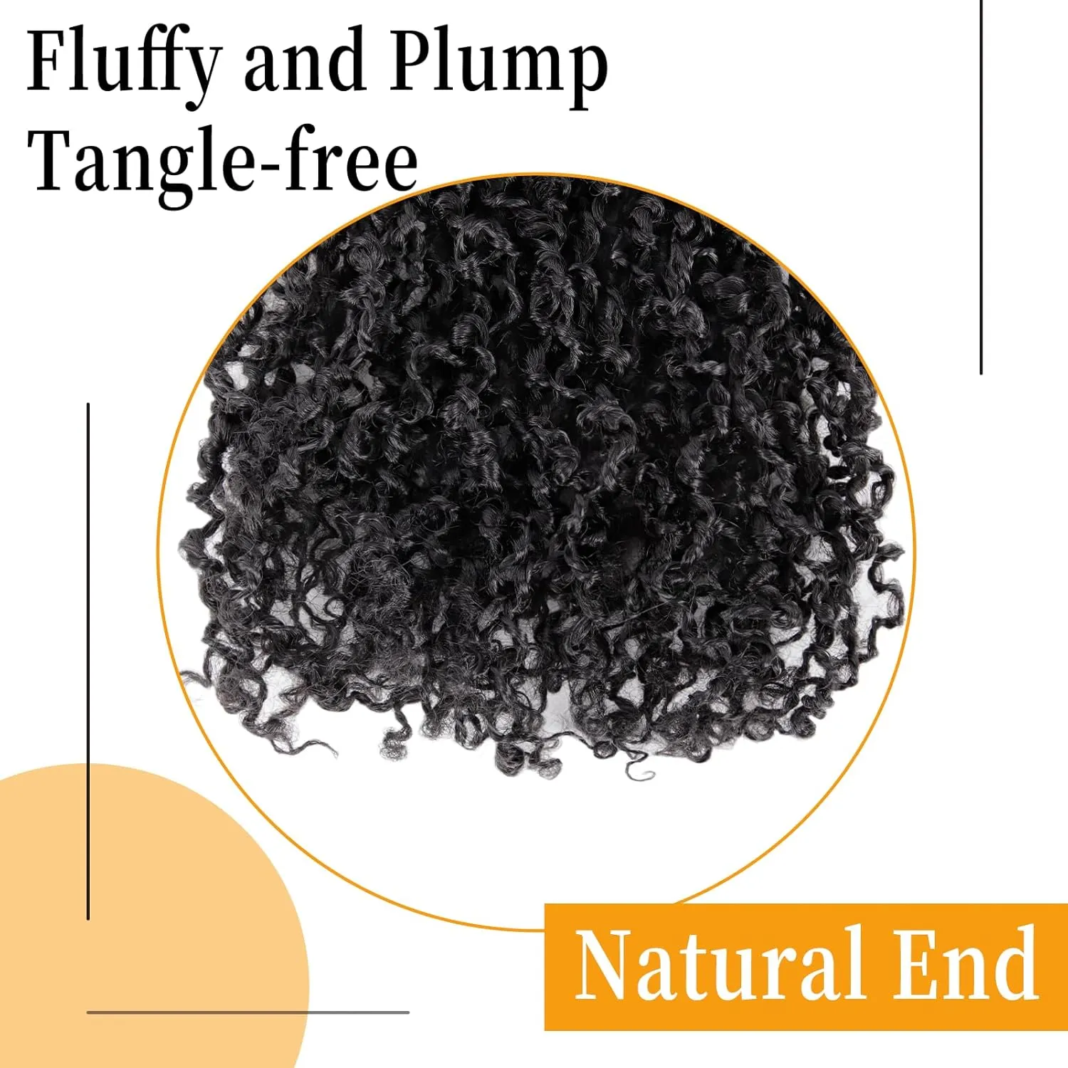 12 Inch Pre-Looped Yanky Twist Crochet Hair, 30 Strands/Pc, Mini Passion Twists, Senegalese Braiding Hair (Natural Black, 8 Pcs/Pack)