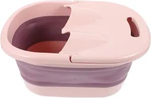 1Pc Collapsible Foot Soak Bucket for Home Use Portable Travel Foot Bath Basin Durable Foot Massage Tub for Adults for Relaxation and Foot Fatigue Relief