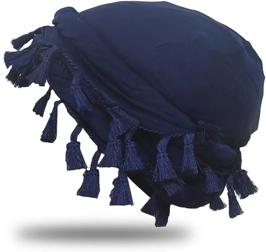 2 Pc Turban Head Wraps for Men Satin Lined Turban for Women Vintage Twist Velvet Durags Gifts