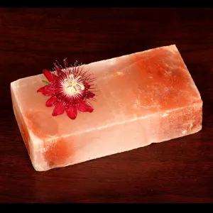 2 x Pink Himalayan Salt Block - Rectangular 4" x 8" x 2"