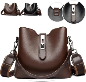 2025 Three Straps Bucket Bag for Women, Fashion Crossbody Bag With Adjustable Wider Shoulder Strap