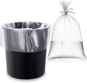 25 Pieces 5 Gallon Bucket Liner Bags Ice Bucket Liner Food Grade Bag Heavy Duty Leak Proof for Home Kitchen Marinating and Brining Food Storage (20 x 28 Inch)