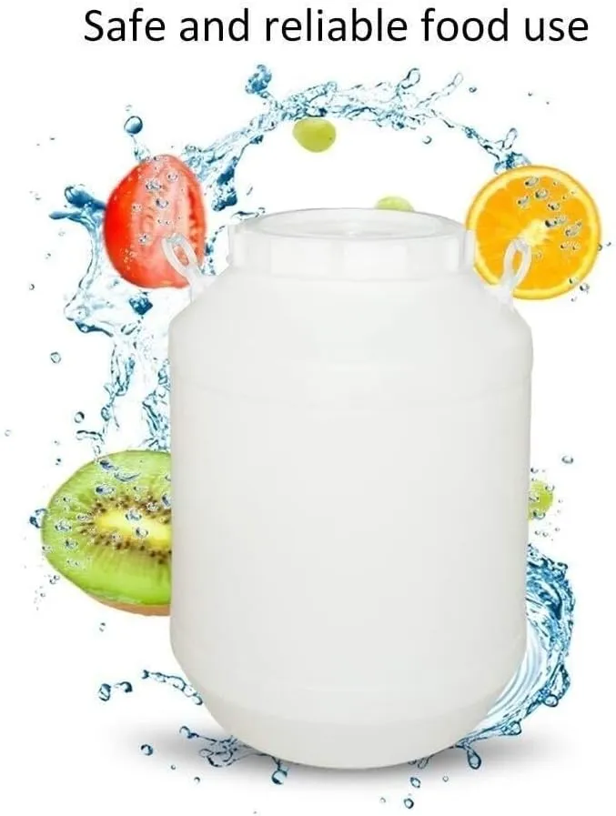 25L/30L/50L/60L Home Outdoor Bucket,Camping Water Container,Thickened Water Tub Drum Lid,Food Grade Plastic Bucket Large Storage Tank Bucket