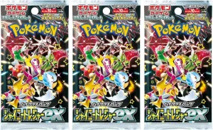 (3 Packs) Pokemon Card Game Japanese High Class Shiny Treasure SV4a Booster Pack (10X3 Cards)