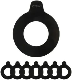 40mm Bucket Pin Shim Kit Fit for Cat Kubota Komatsu Takeuchi 2mm Thickness Excavator and Skid Steer Bucket Pin Shims, 8Pcs