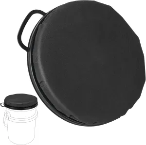 5 Gallon Bucket Seat for Yeti Bucket Only, Swivel Bucket Lid with Padded Top for Cozy Sitting, Bucket Seat Cushion for Outdoor Fishing,Hunting,Gardening,Camping,Car Washing, Baseball Training