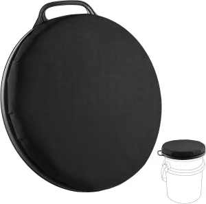 5 Gallon Bucket Seat for Yeti Only, 360 Degree Swivel Load Out Bucket Seat, 5 Gal Foam Cushion Bucket Seat Lid with Padded Top for Hunting Fishing Camping Outdoor