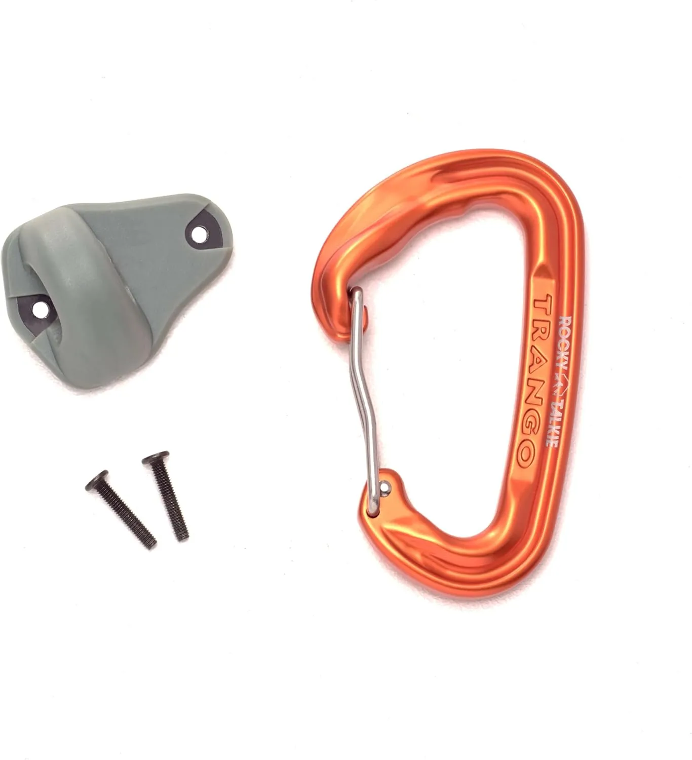 5 Watt Radio with Climbing Rated Carabiner Attachment - GMRS Radio with IP67 Waterproofing, Long Range Walkie Talkie, NOAA Weather Alerts, 5 Day Battery Life, 1 Pack