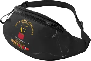 60th Coast Artillery Regiment Battle of Corregidor WWII Crossbody fanny pack for men and women, ideal for travel, sports and running