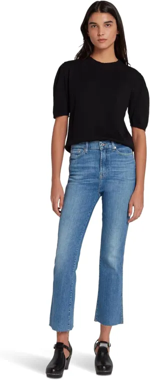 7 For All Mankind Women's High-Waist Slim Kick in Within