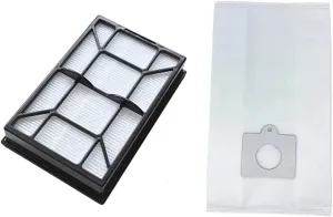 9 PK Replacement to Fit Type C/Q, 5055 Vacuum Bags, 1 EF9 Hepa Exhaust Filter 53296. Fits Kenmore Canister Models: 81714, 21814, 22614, BC7005