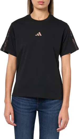 adidas Women's Essentials  Leopard Print T-Shirt