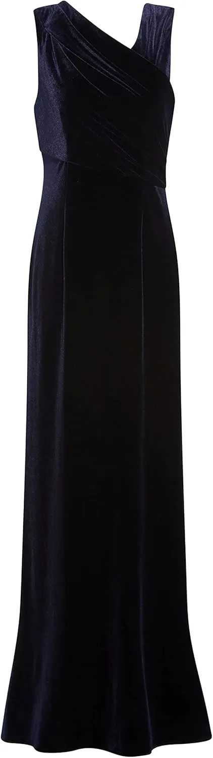 Adrianna Papell Women's Velvet Mermaid Gown