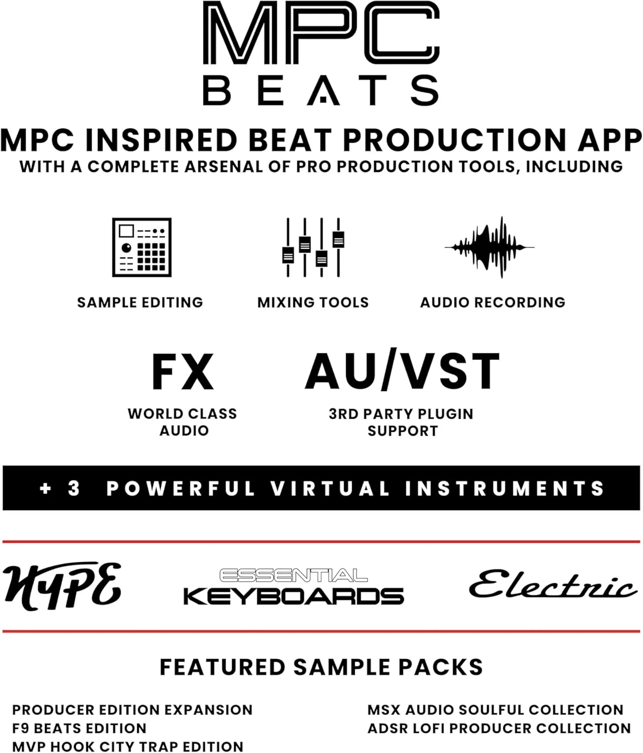 Akai Professional MPK Mini MK3 - 25 Key USB MIDI Keyboard Controller With 8 Backlit Drum Pads, 8 Knobs, Music Production Software and Native Instruments Sound Package (NKS Integration), Black