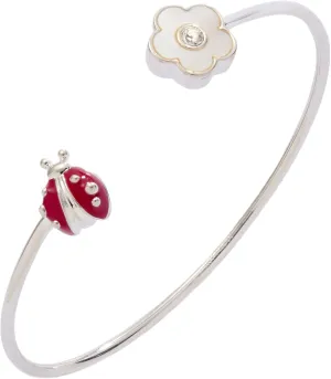 Alex and Ani Ladybug and Daisy Flex Cuff