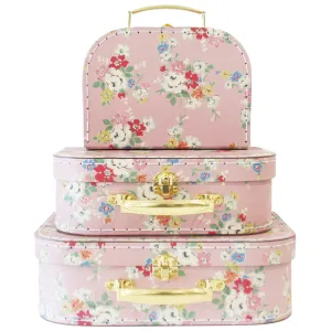 Alimrose Carry Case Set of 3 (Vintage Rose)