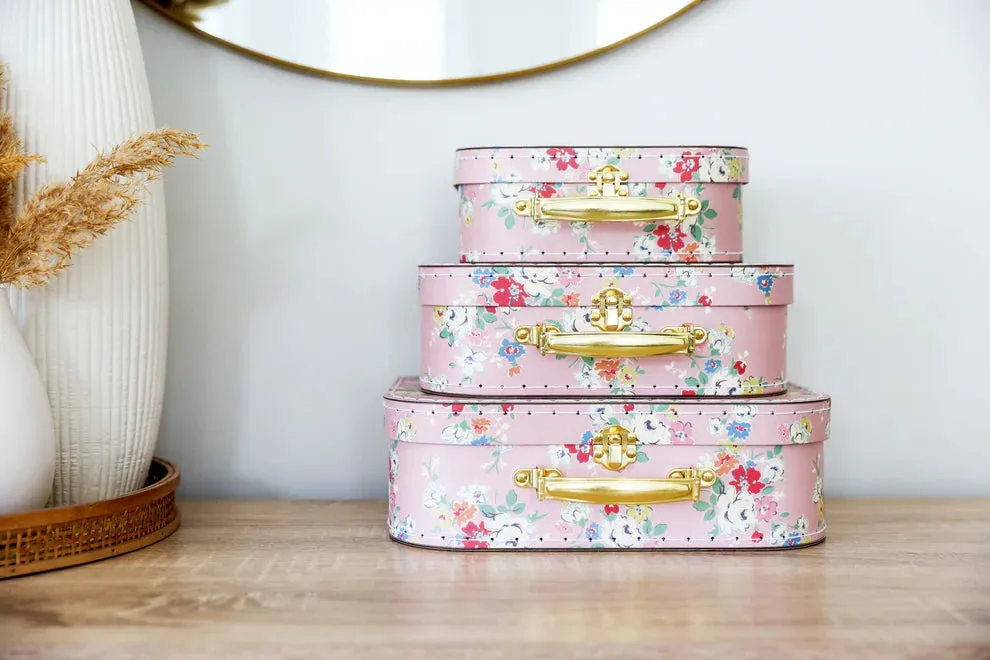 Alimrose Carry Case Set of 3 (Vintage Rose)