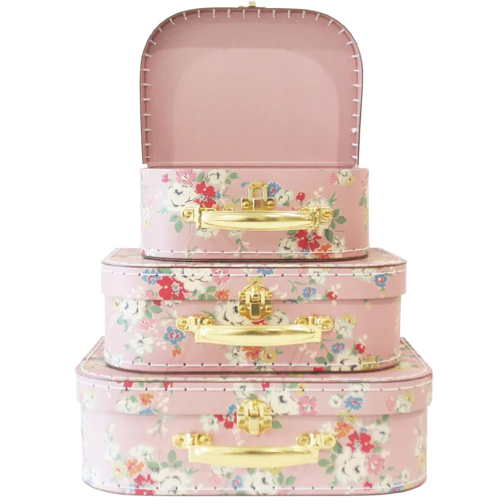 Alimrose Carry Case Set of 3 (Vintage Rose)