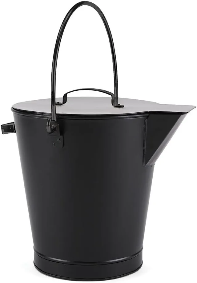 All Black Ash Bucket Pail
