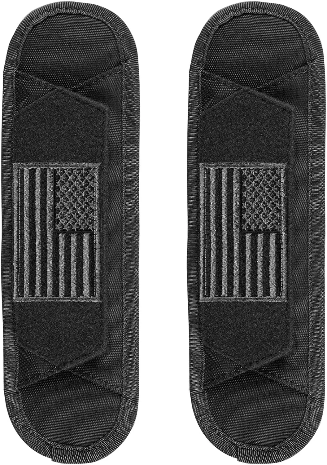 AMYIPO Luggage Duffel Bag Shoulder Pad 52" Universal Replacement Laptop Adjustable Shoulder Strap for Duffel Bag Strap Computer Bags Laptop Case Crossbody Bag Strap Pet Carrier (Black (2-Pack))