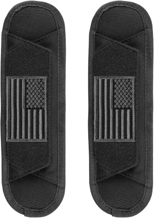 AMYIPO Luggage Duffel Bag Shoulder Pad 52" Universal Replacement Laptop Adjustable Shoulder Strap for Duffel Bag Strap Computer Bags Laptop Case Crossbody Bag Strap Pet Carrier (Black (2-Pack))