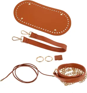 Angoily DIY Bucket Bag Making Kit Rattan Weaving Set Cross Body Tote Bag for Women
