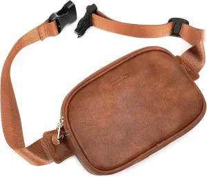 APHISON Fanny Packs for Women Belt Bag Crossbody Bags for Women Mini Everywhere Fashion Waist Bag Vegan Leather Purse with Adjustable Strap
