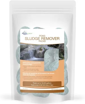 Aquascape 96081 18 Packs Pond Sludge Remover Water Treatments, Orange