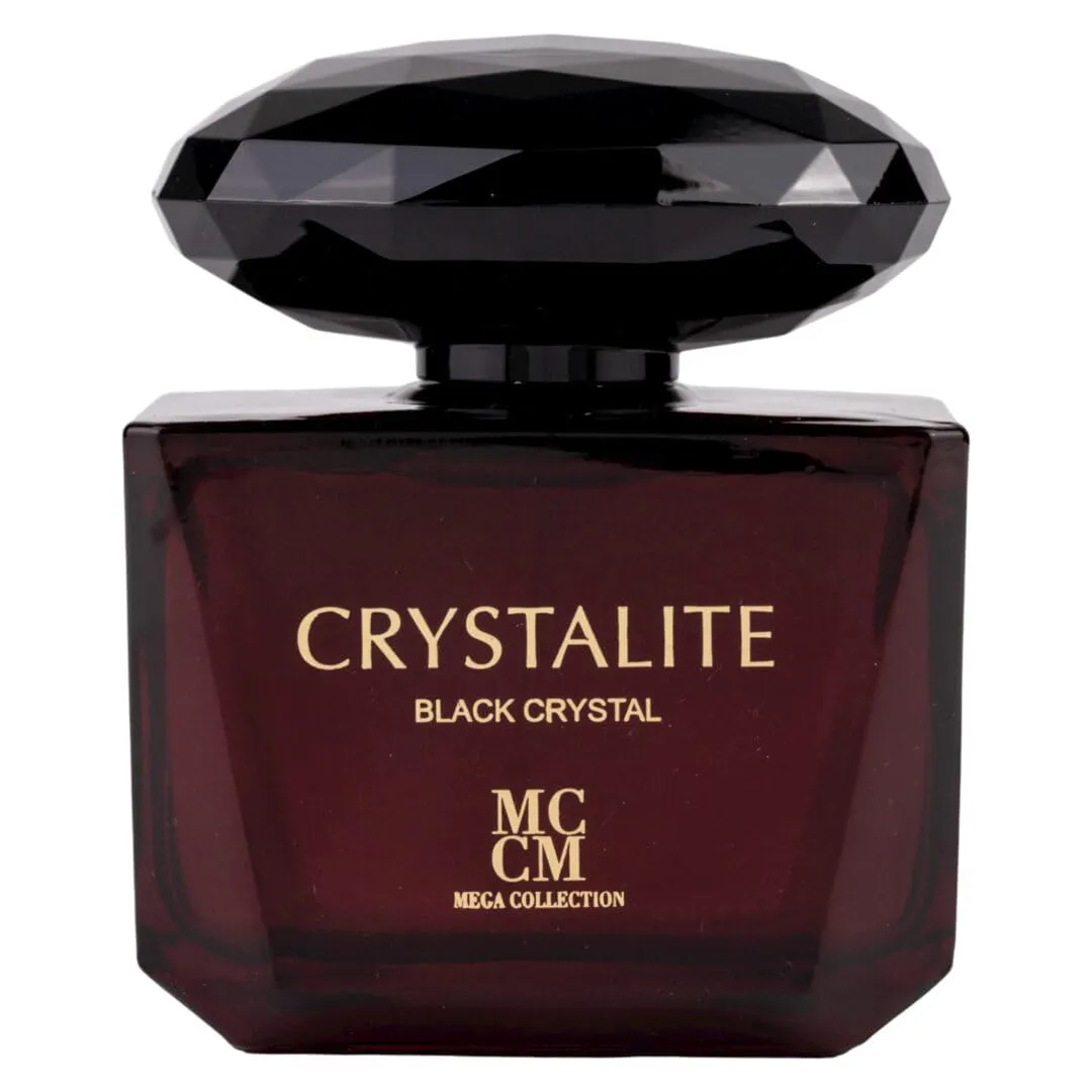 Ard Al Zaafaran. Mega Collection Crystalite Black Crystal Eau De Parfum Spray for Women, 3.4 Ounce