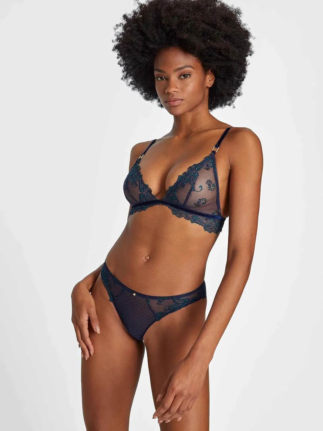 Aubade Women's Velvet Memories Brazilian Brief