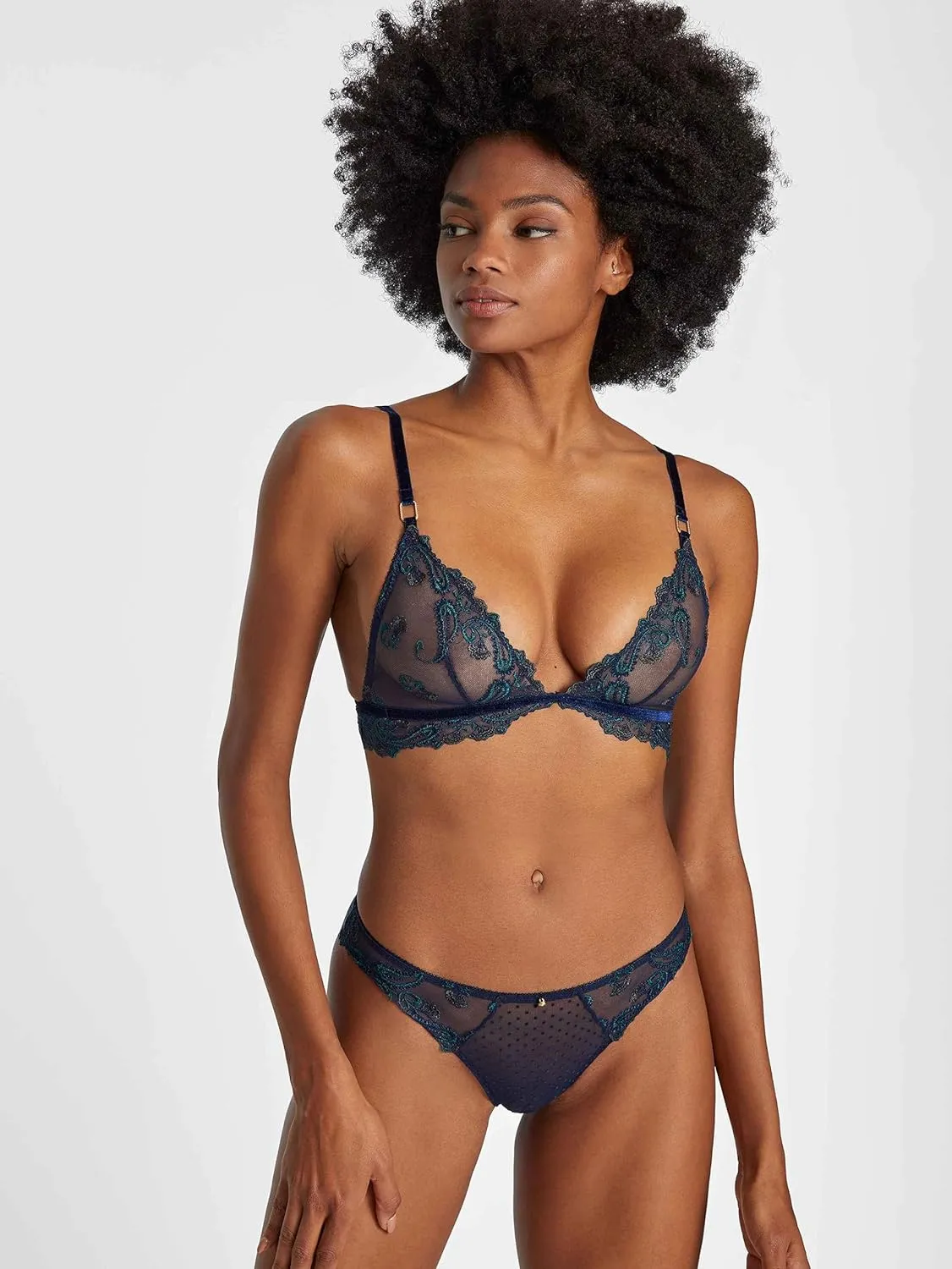 Aubade Women's Velvet Memories Brazilian Brief