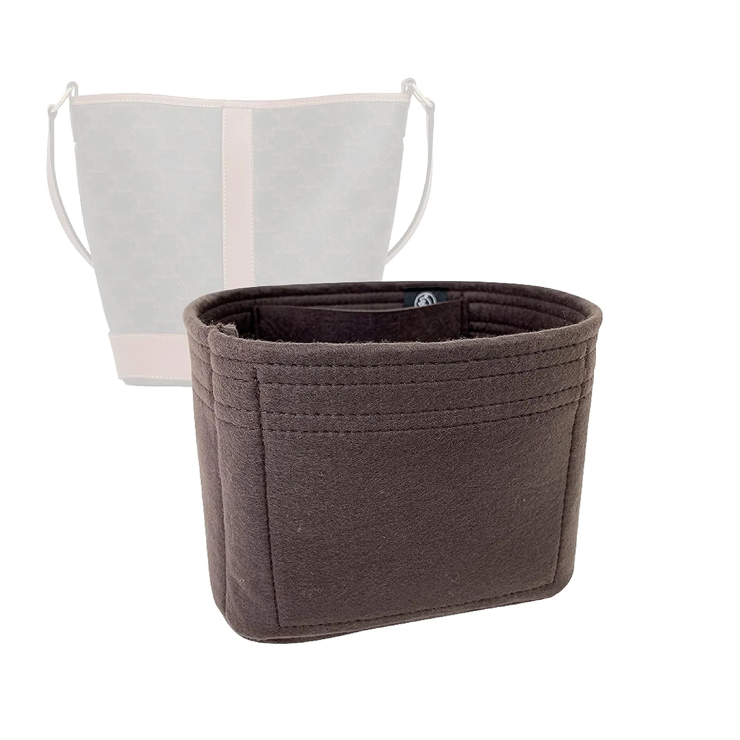 Bag Organizer for Celine Small Bucket in Triomphe Bag Insert - Premium Felt (Handmade/20 Colors)