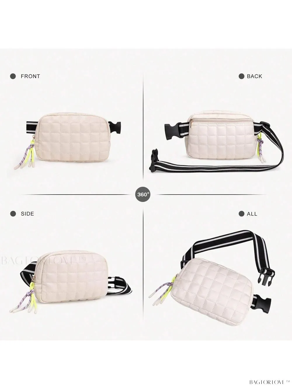 BagForLove - Soft and Stylish Small Belt Bag for Active Women