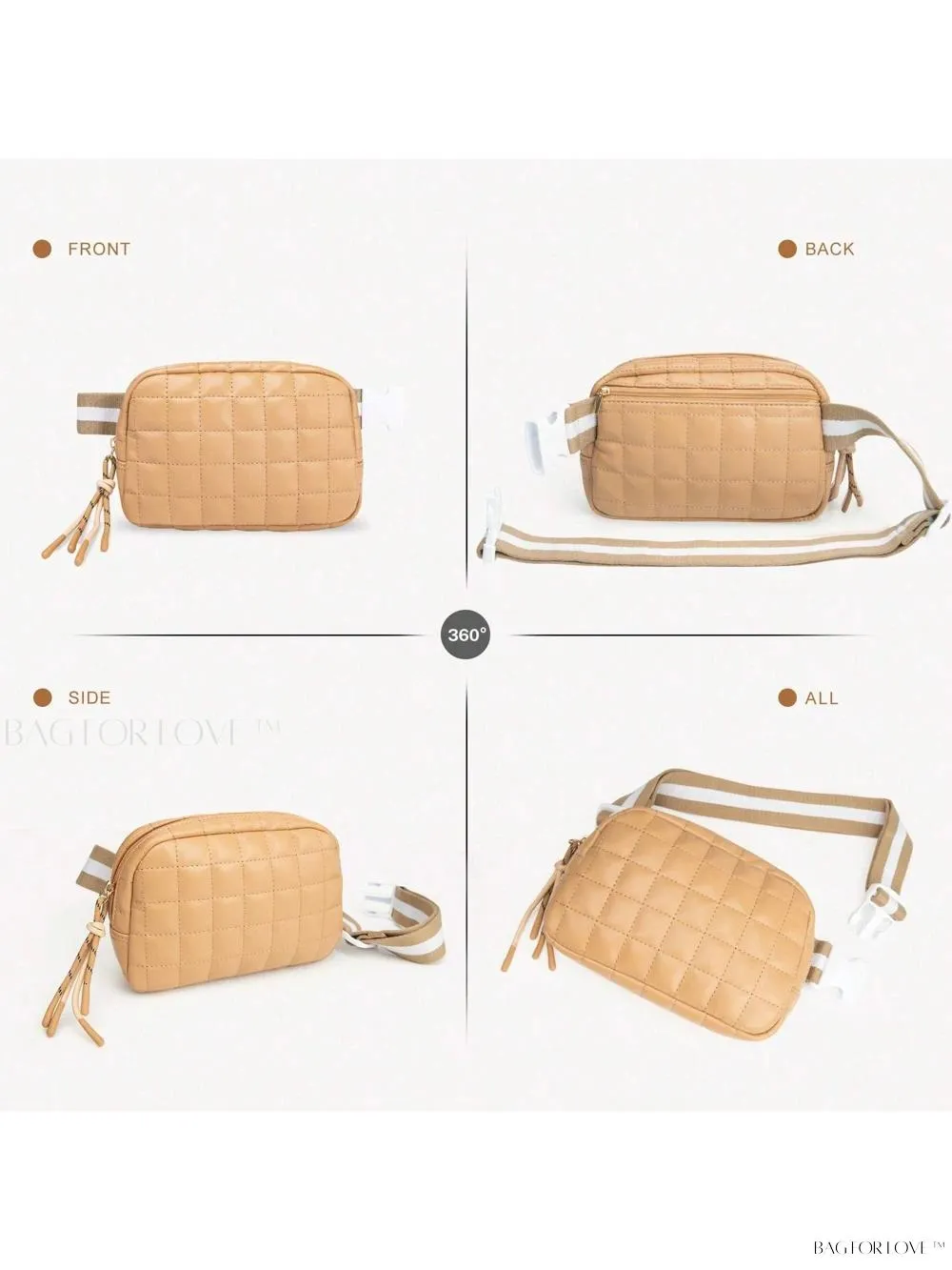 BagForLove - Soft and Stylish Small Belt Bag for Active Women
