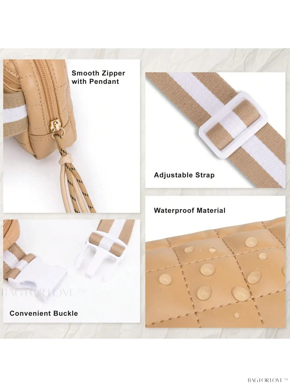 BagForLove - Soft and Stylish Small Belt Bag for Active Women