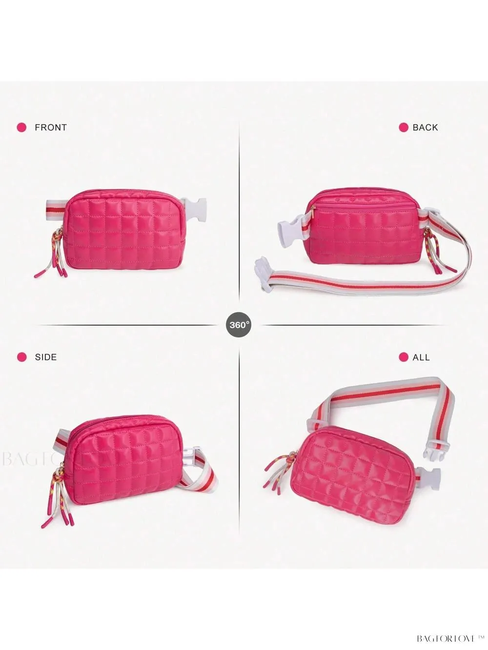 BagForLove - Soft and Stylish Small Belt Bag for Active Women