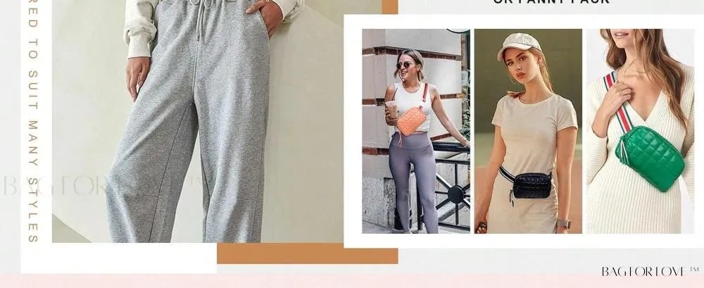 BagForLove - Soft and Stylish Small Belt Bag for Active Women
