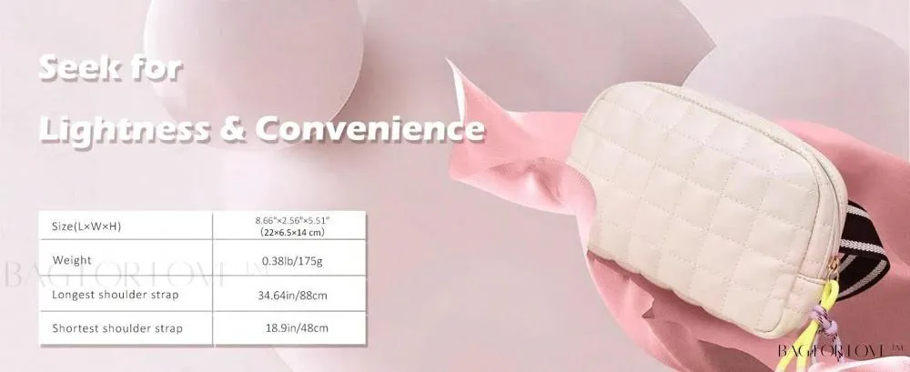 BagForLove - Soft and Stylish Small Belt Bag for Active Women