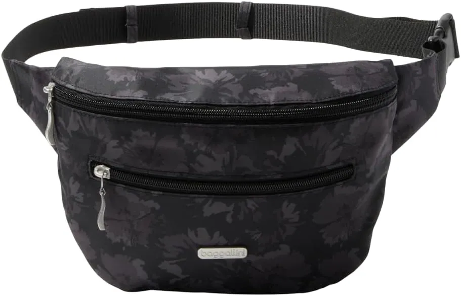 Baggallini Essential Belt Bag-9x6 Crossbody Fanny Waist Pack W/RFID & Adjustable Strap