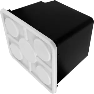 Balacoo Hydroponic Soilless Cultivation Planter Box Greenhouse Vegetable Fruit Nursery Black Plastic Bucket