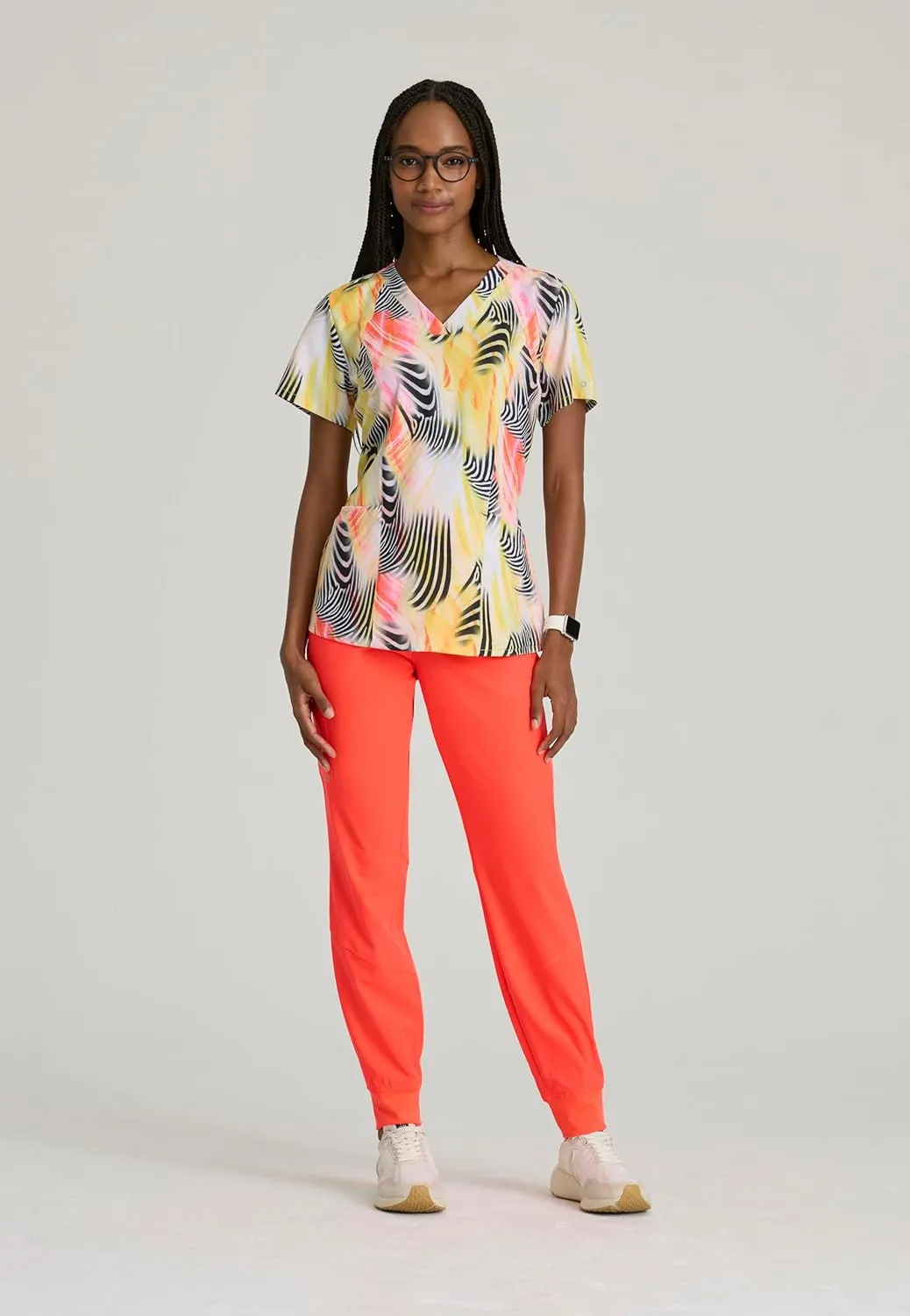 BARCO ONE Thrive Print Top, Radiant Prism