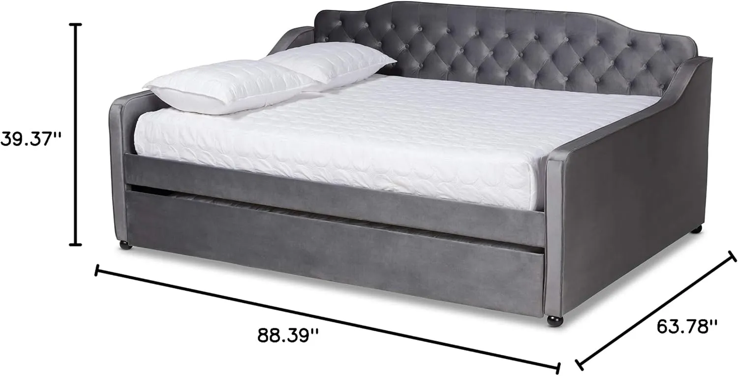 Baxton Studio Daybeds, Queen, Grey