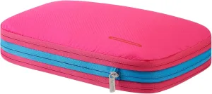 BeeNesting Compression Packing Cubes for travel carry on WaterProof Double Sided Small compressable packing bags 9L/Pink