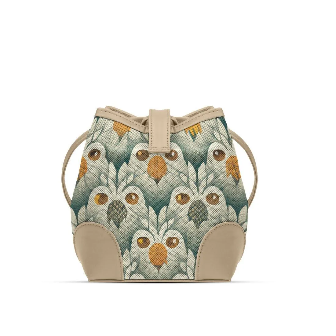 Beige Bucket Bags Bright