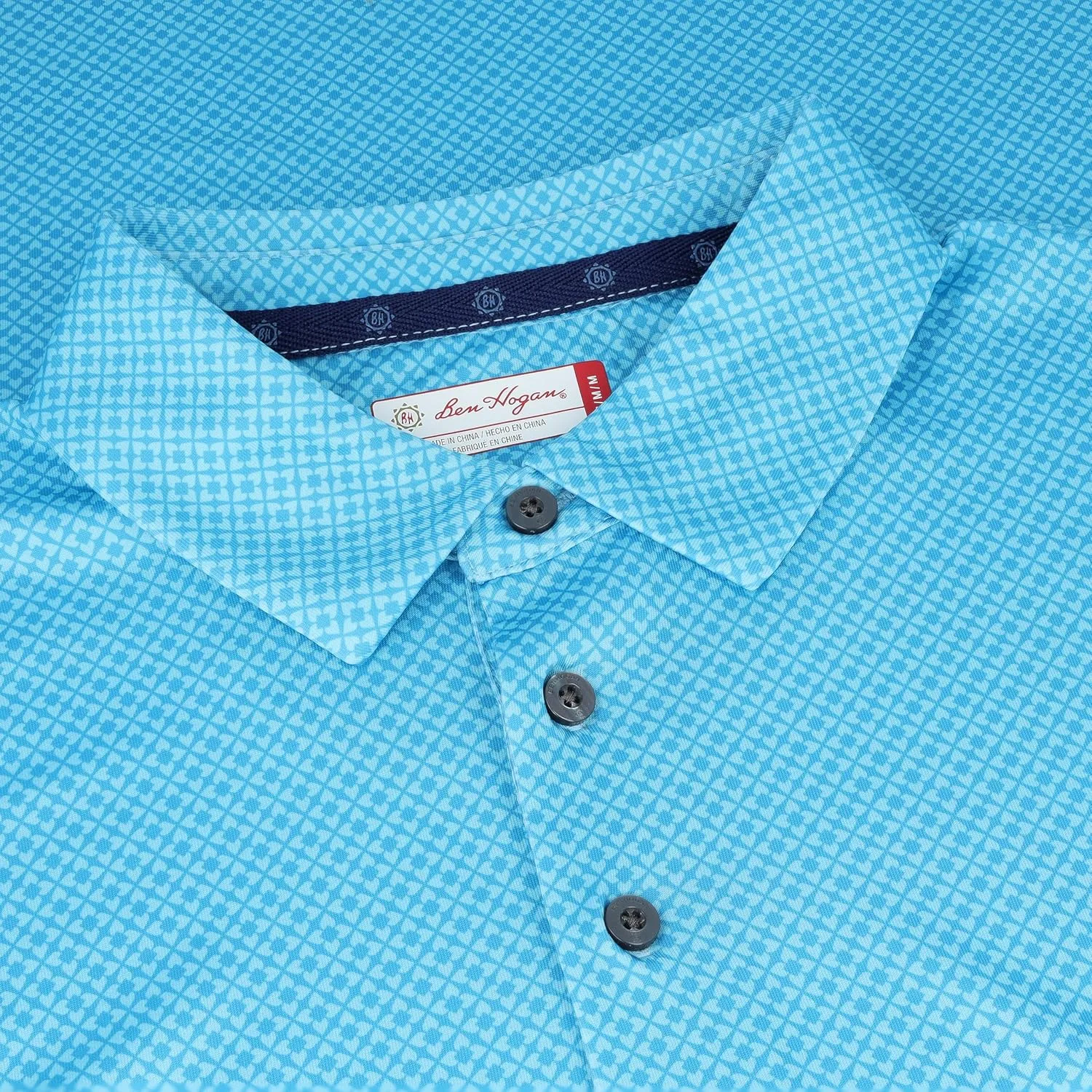 Ben Hogan All Over Geo Print Polo