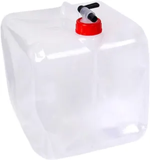 BESPORTBLE Collapsible 15l Water Gallon Tank Portable Outdoor Water Container Camping Home Use Pe/pp Material