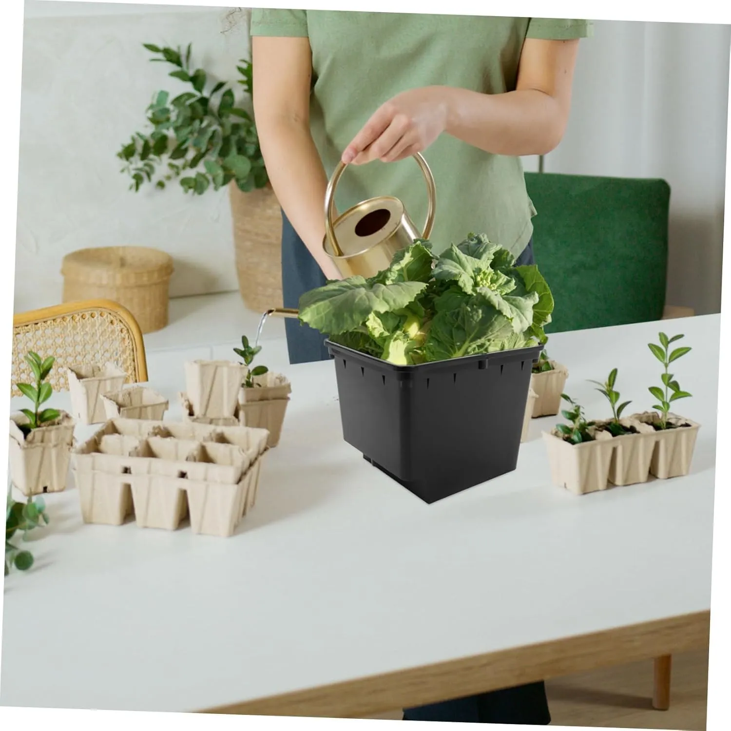 BESPORTBLE Emerging Agricultural Equipment Hydroponic Dutch Buckets for Greenhouse Easy Installation Stable Soilless Cultivation